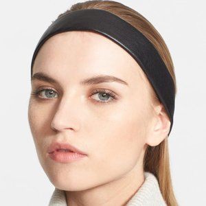 PROENZA SCHOULER Black Leather Headband